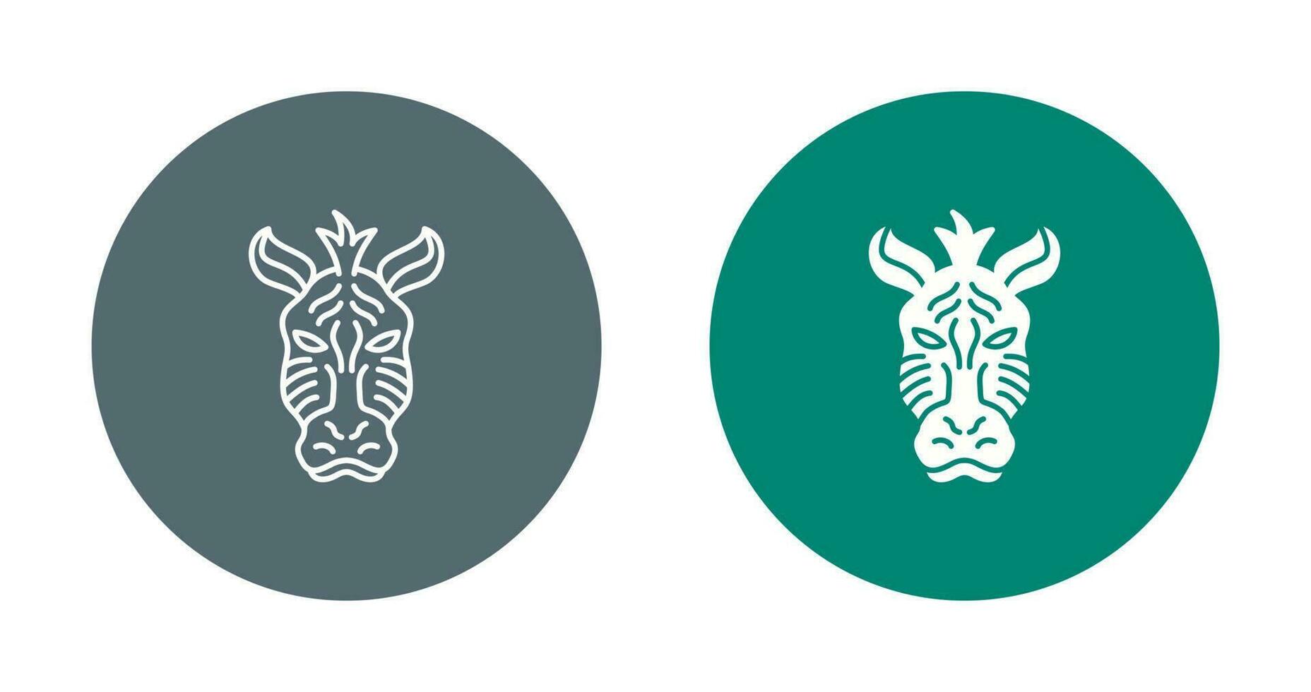 Zebra Vector Icon