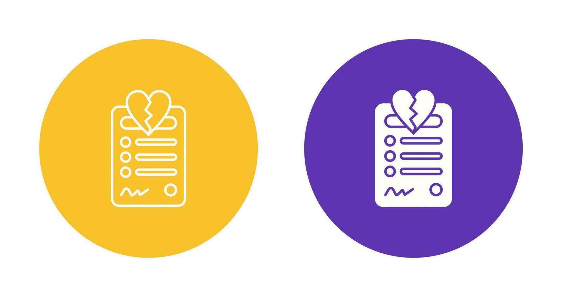 Divorce Vector Icon