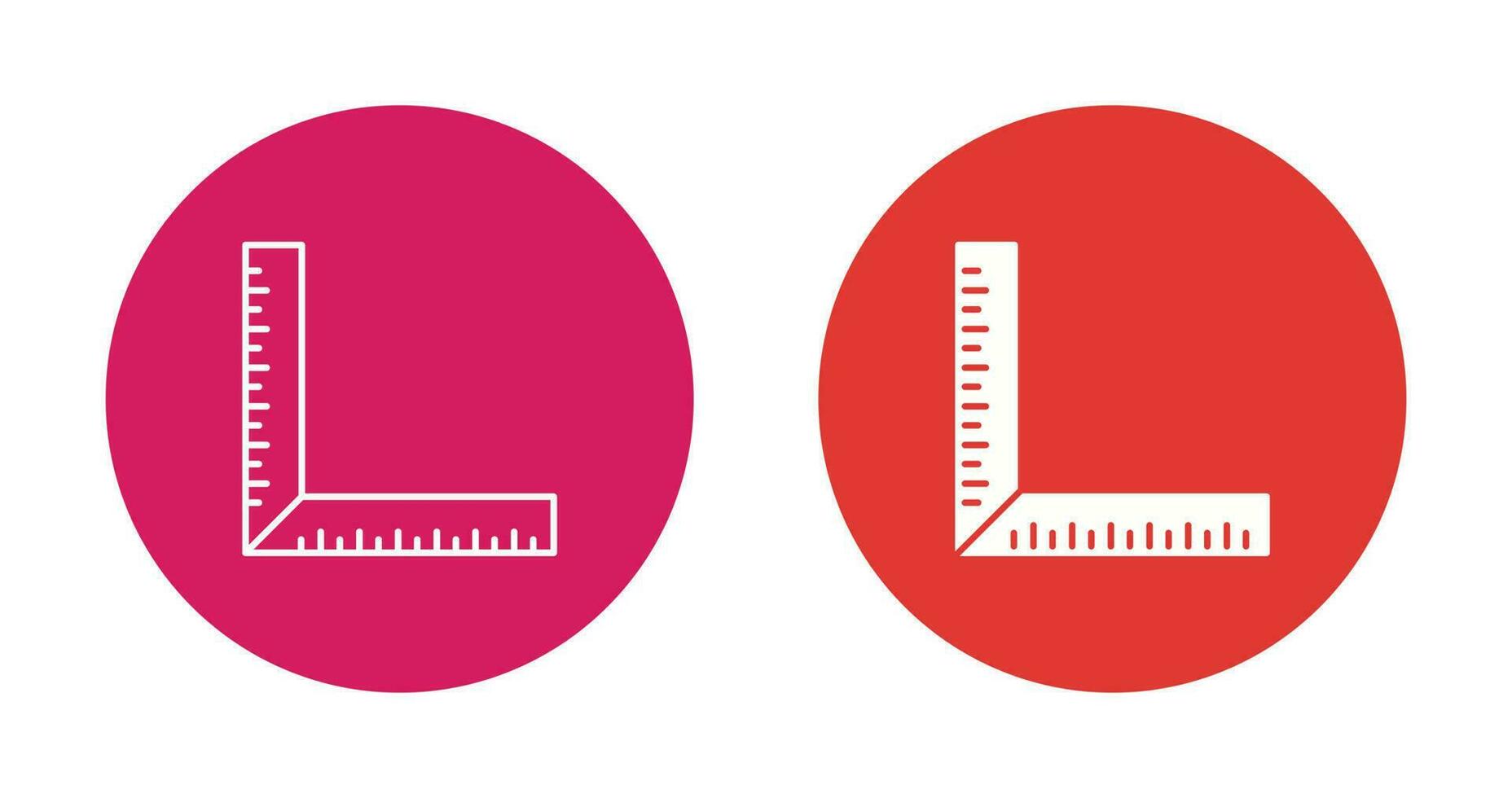 square Ruler Vector Icon