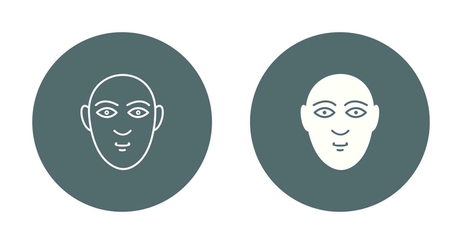 Human Face Vector Icon