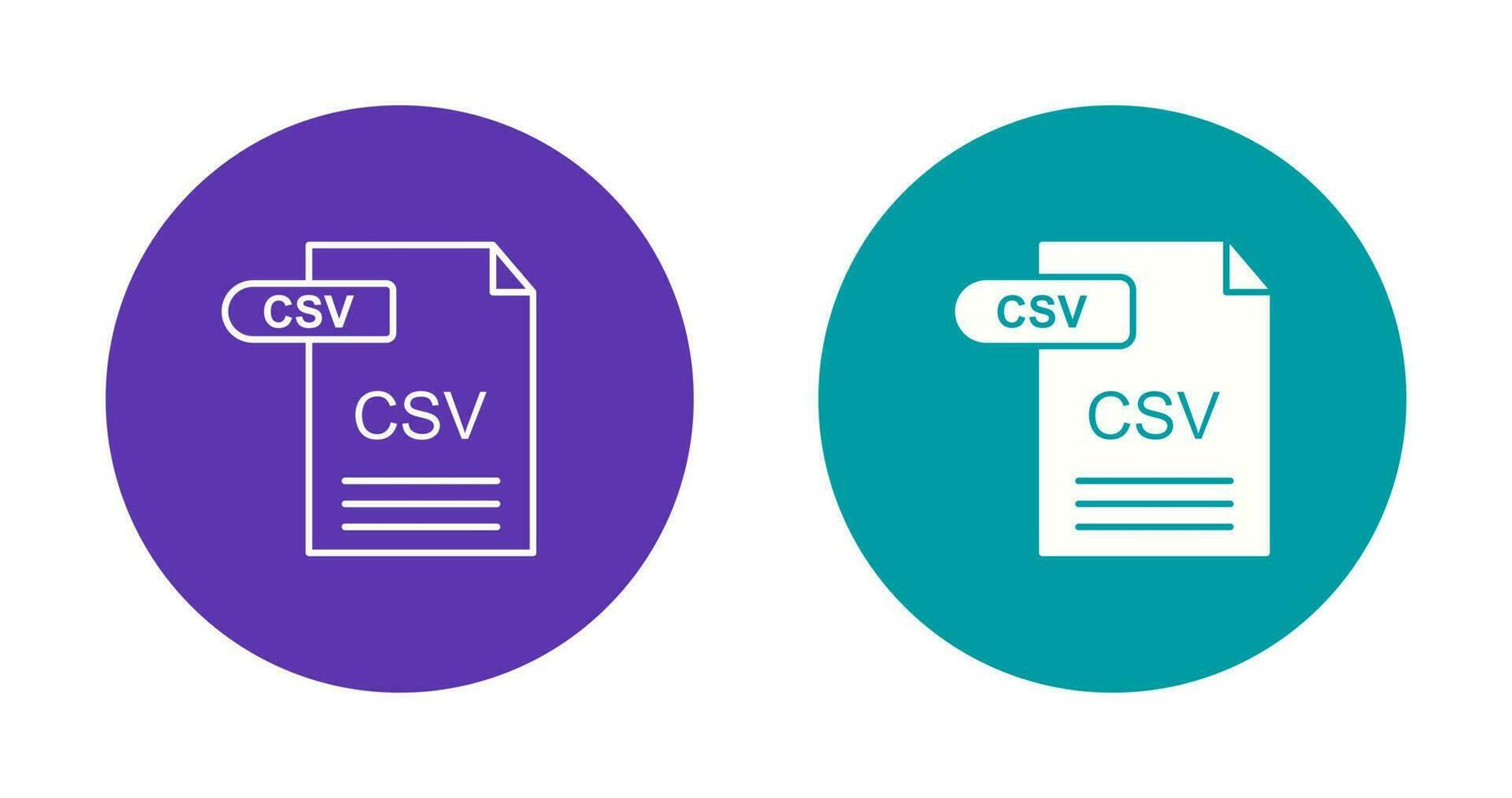 CSV Vector Icon