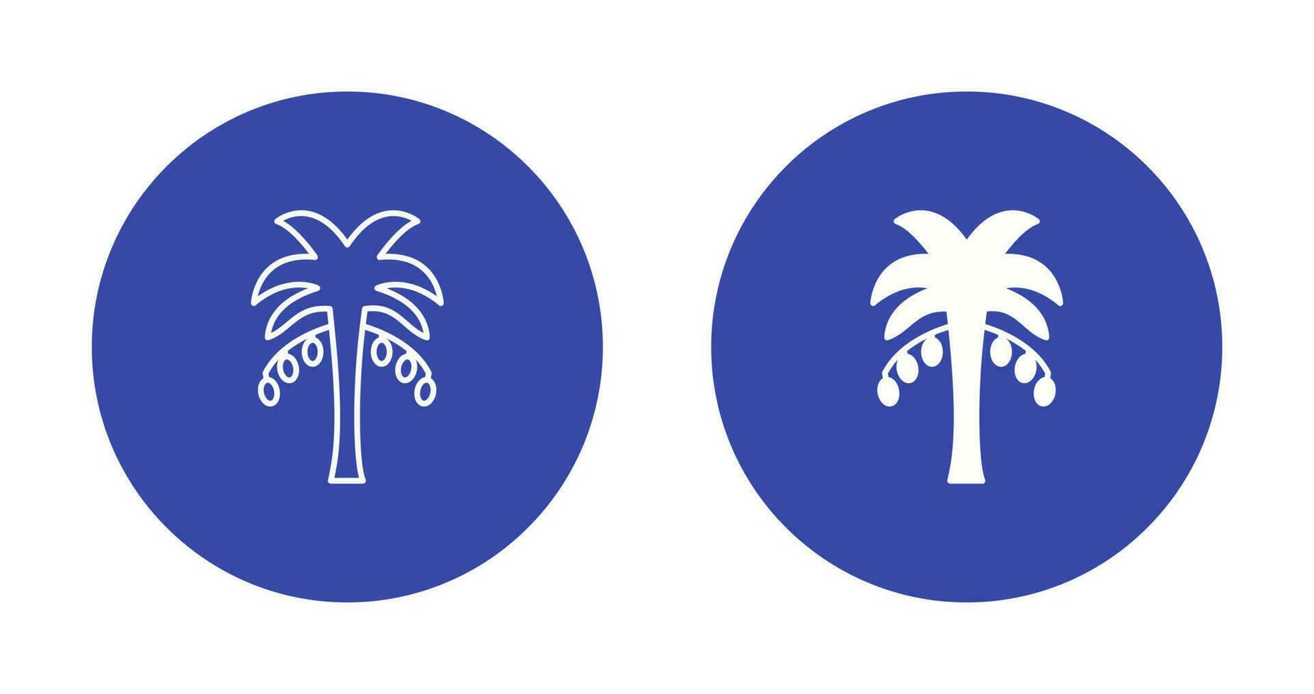 Coconut trees Vector Icon