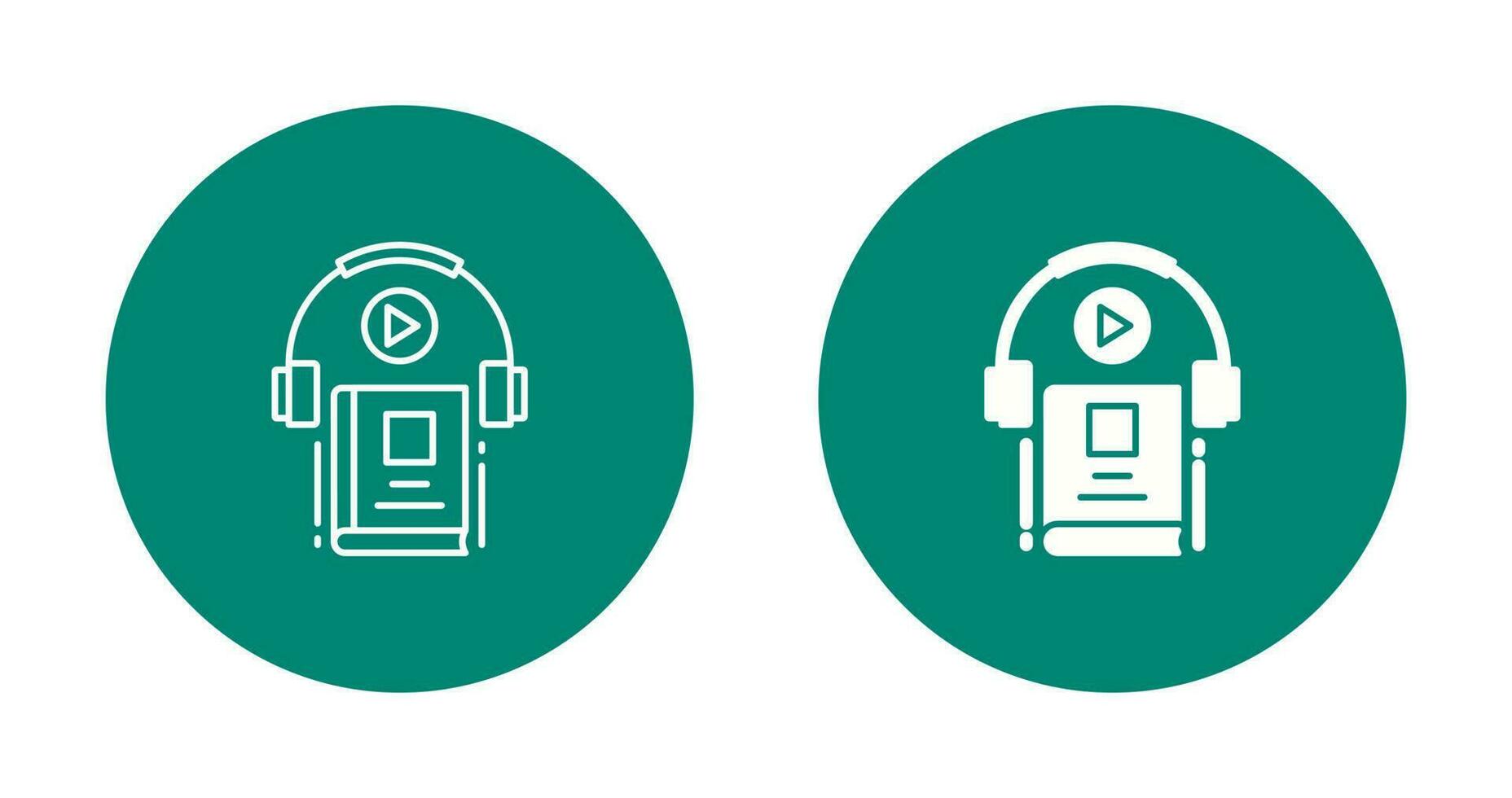 Audio Book Vector Icon