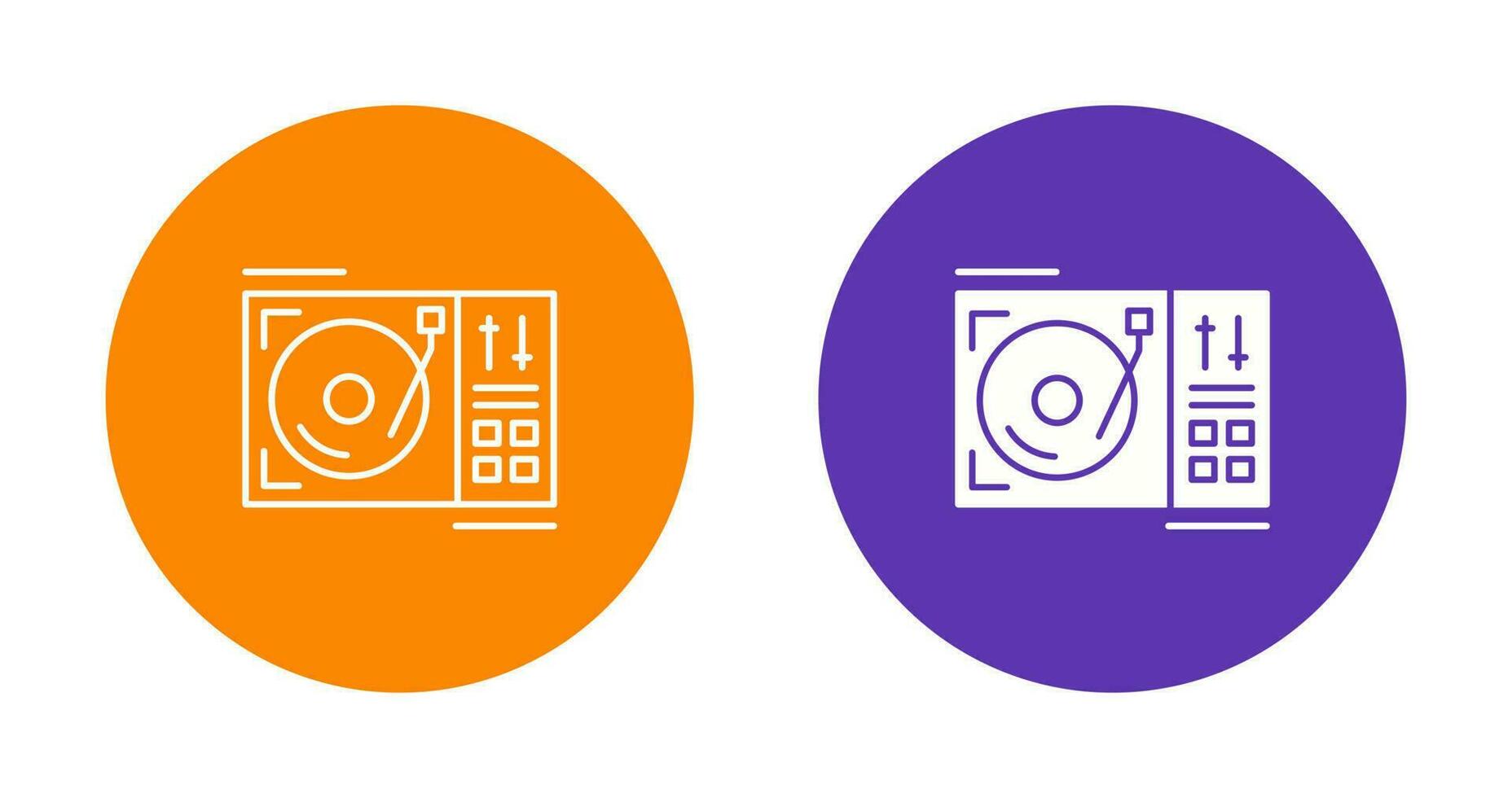 Turntable Vector Icon