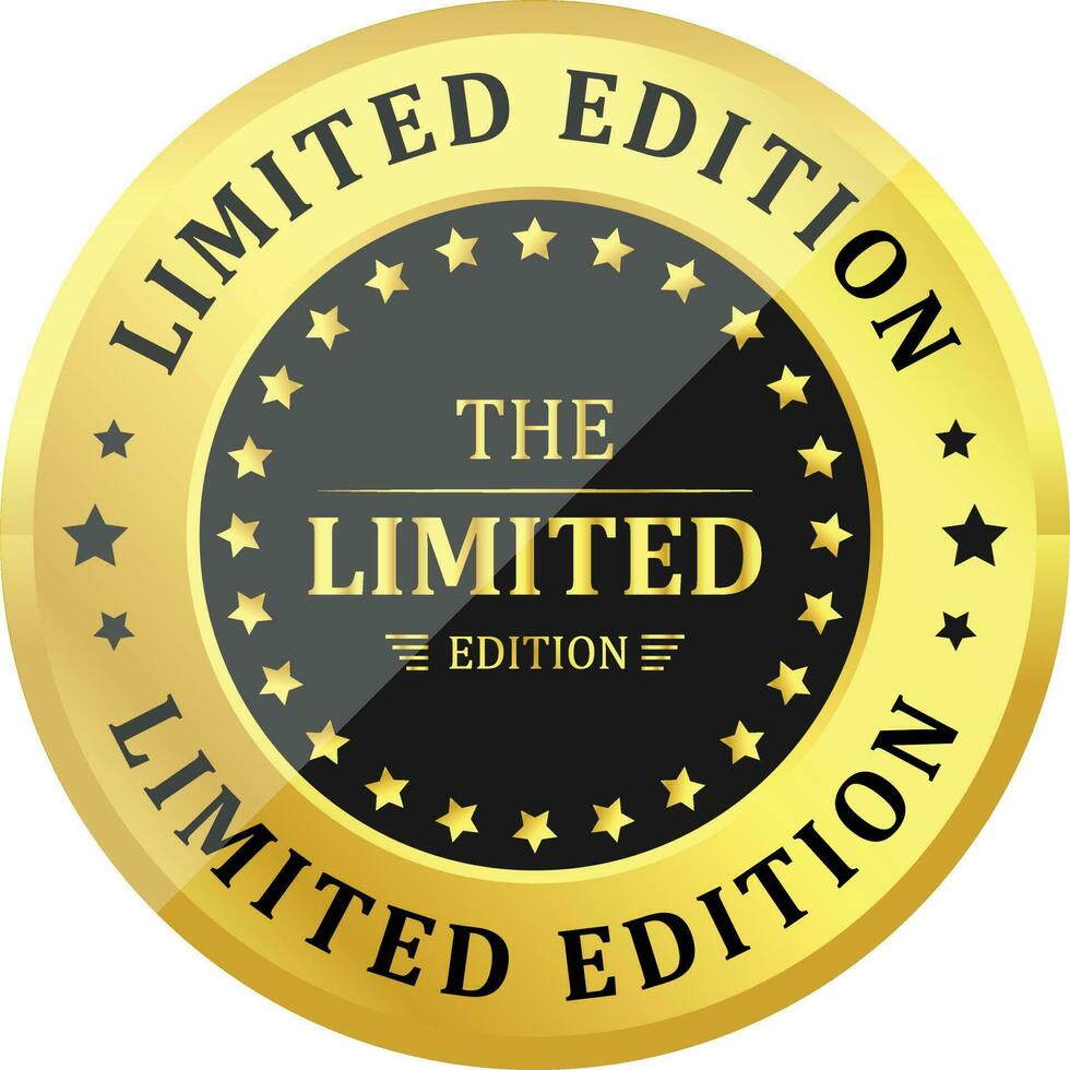 Limited Edition Stamp, Logo, Sign, Icon, Badge, Emblem, Patch, Label, Vector Illustration For Business and Finance, Special Offer Badge, Promotional Ads Symbol Design