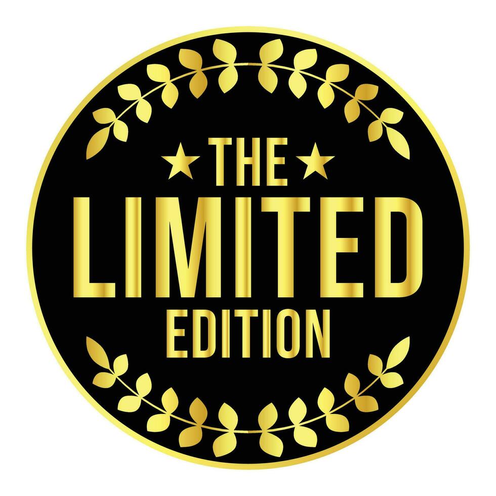 Limited Edition Stamp, Logo, Sign, Icon, Badge, Emblem, Patch, Label, Vector Illustration For Business and Finance, Special Offer Badge, Promotional Ads Symbol Design