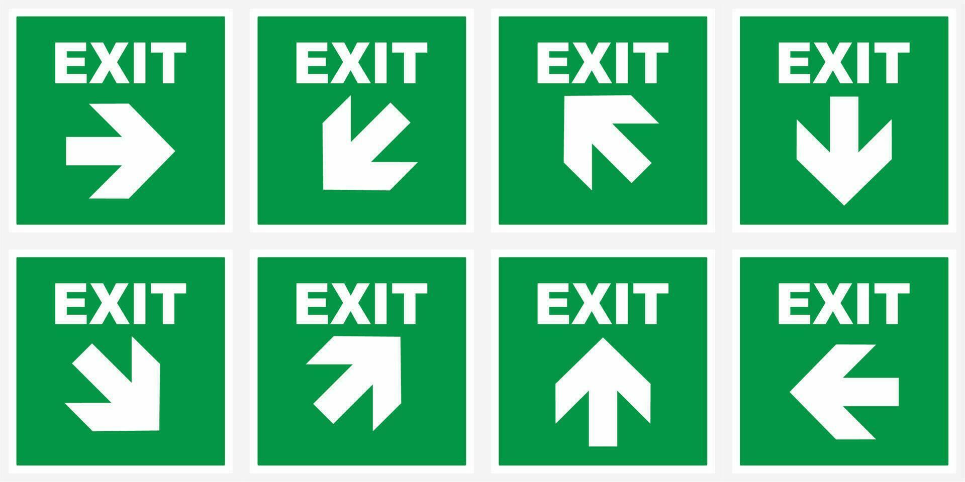 Arrow Exit Symbol 2.eps vector