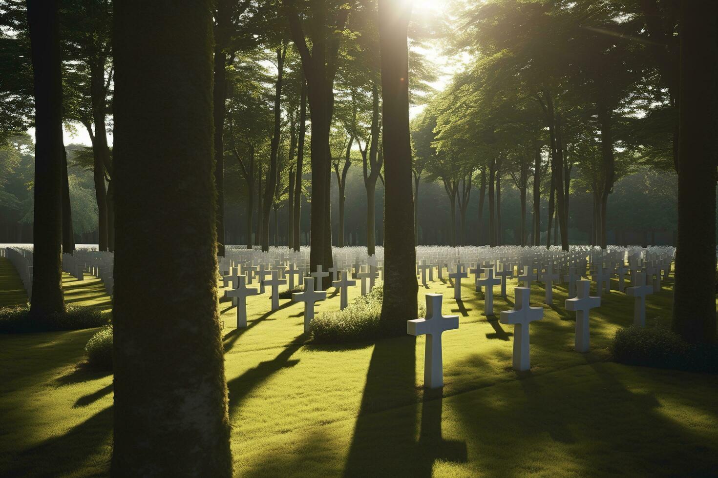 nacional cementerio, generar ai foto