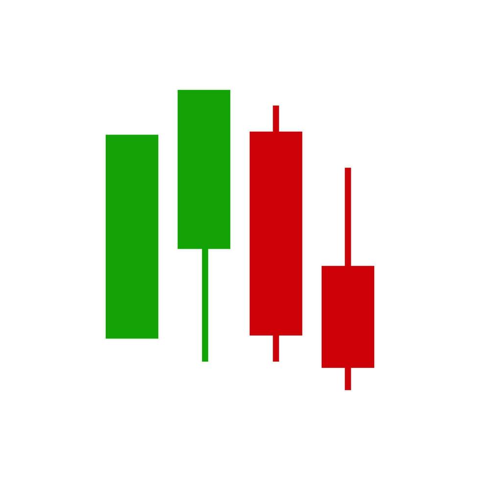 Candle trading vector 24444703 Vector Art at Vecteezy