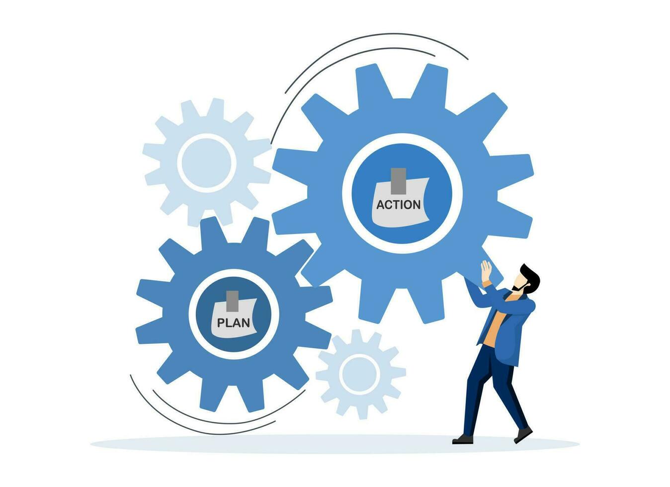 Putting A Business Plan Into Action Enterprise plan management. strategy or goals to drive the organization