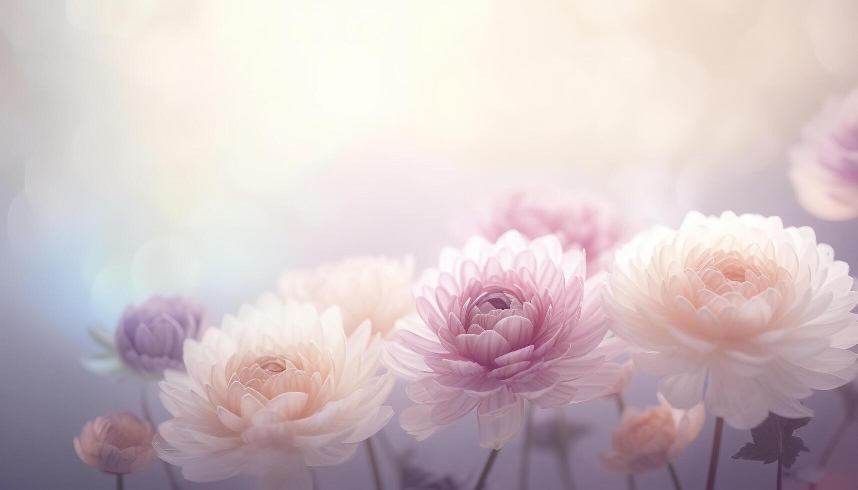 Soft dreamy sweet flower for love romance background, photo