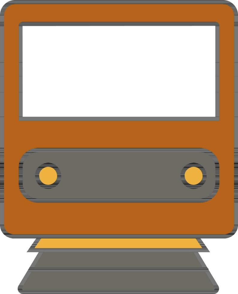 vistoso tren icono. vector