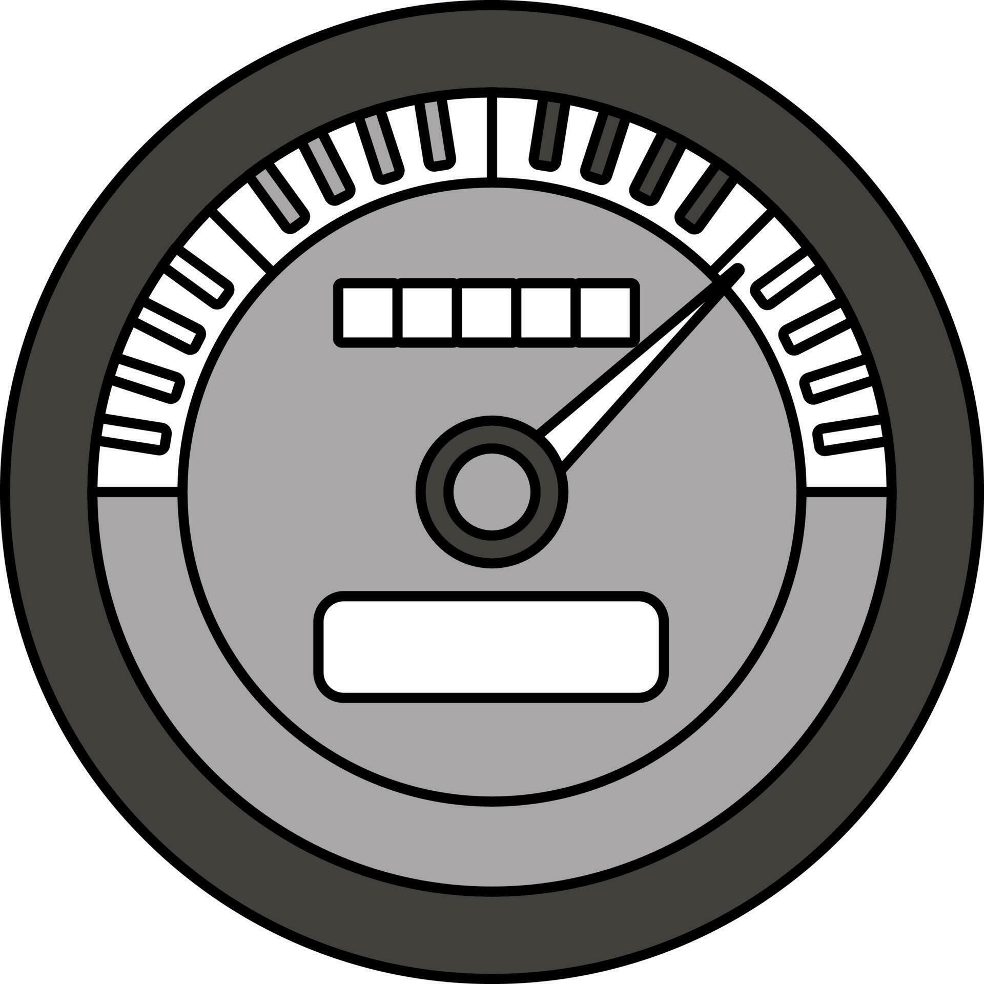 Gray And White Speedometer Icon Or Symbol. 24446316 Vector Art at Vecteezy