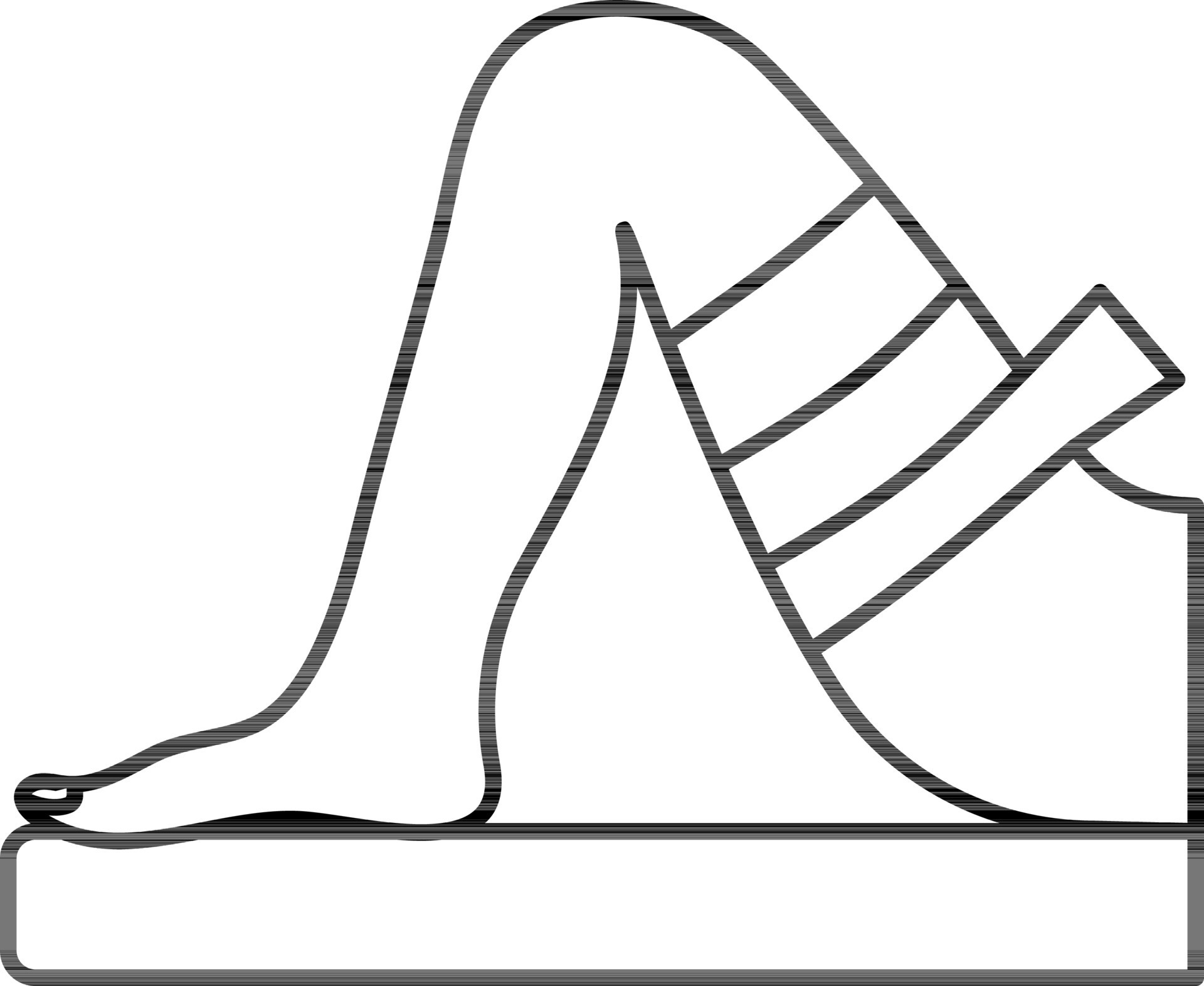 Saran Wrap Treatment Icon In Thin Line Art. 24446672 Vector Art at Vecteezy