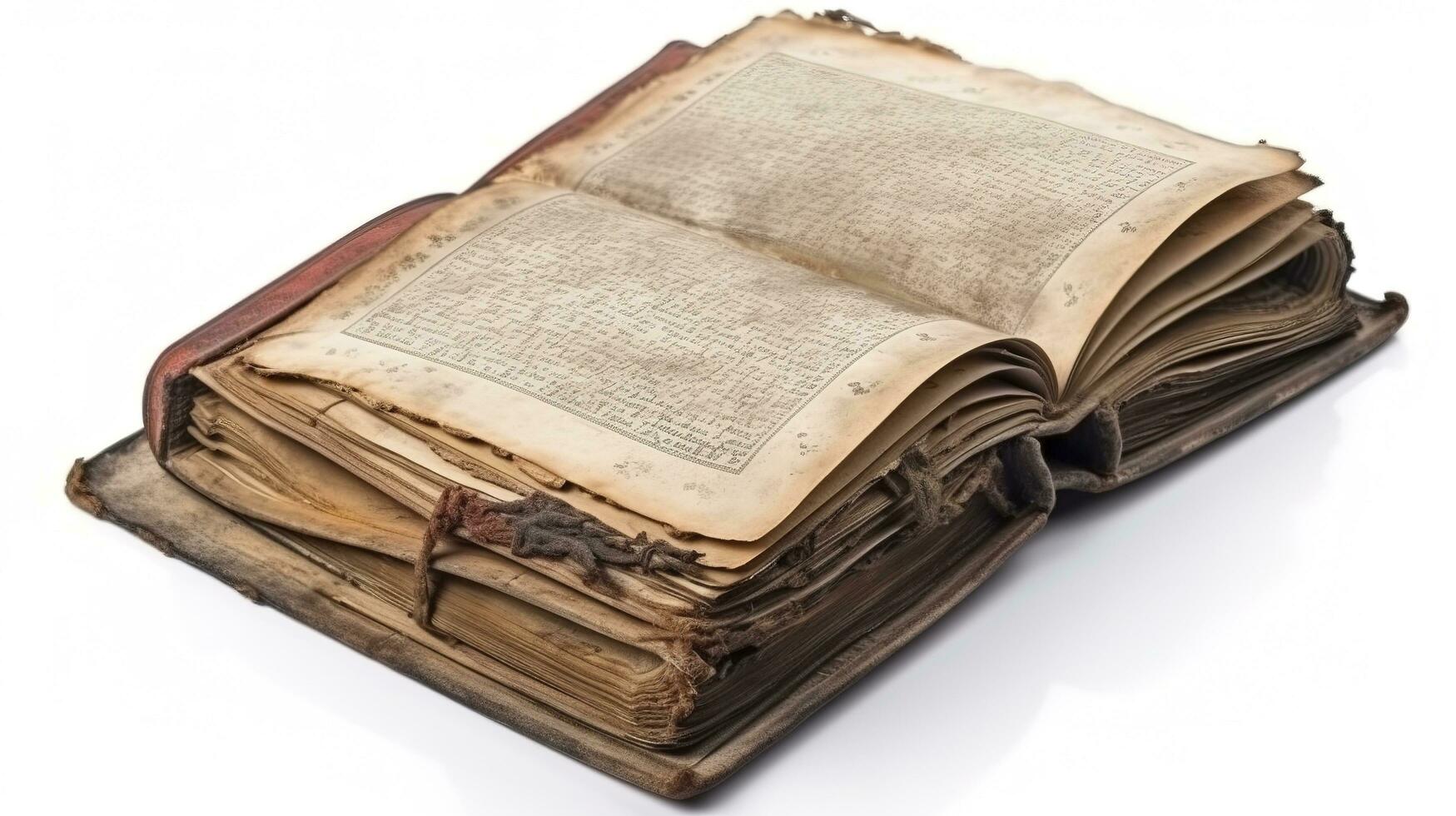 antiguo Biblia. aislado, generar ai foto