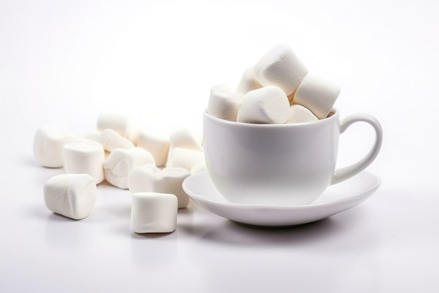 White ceramic mug, generate ai photo