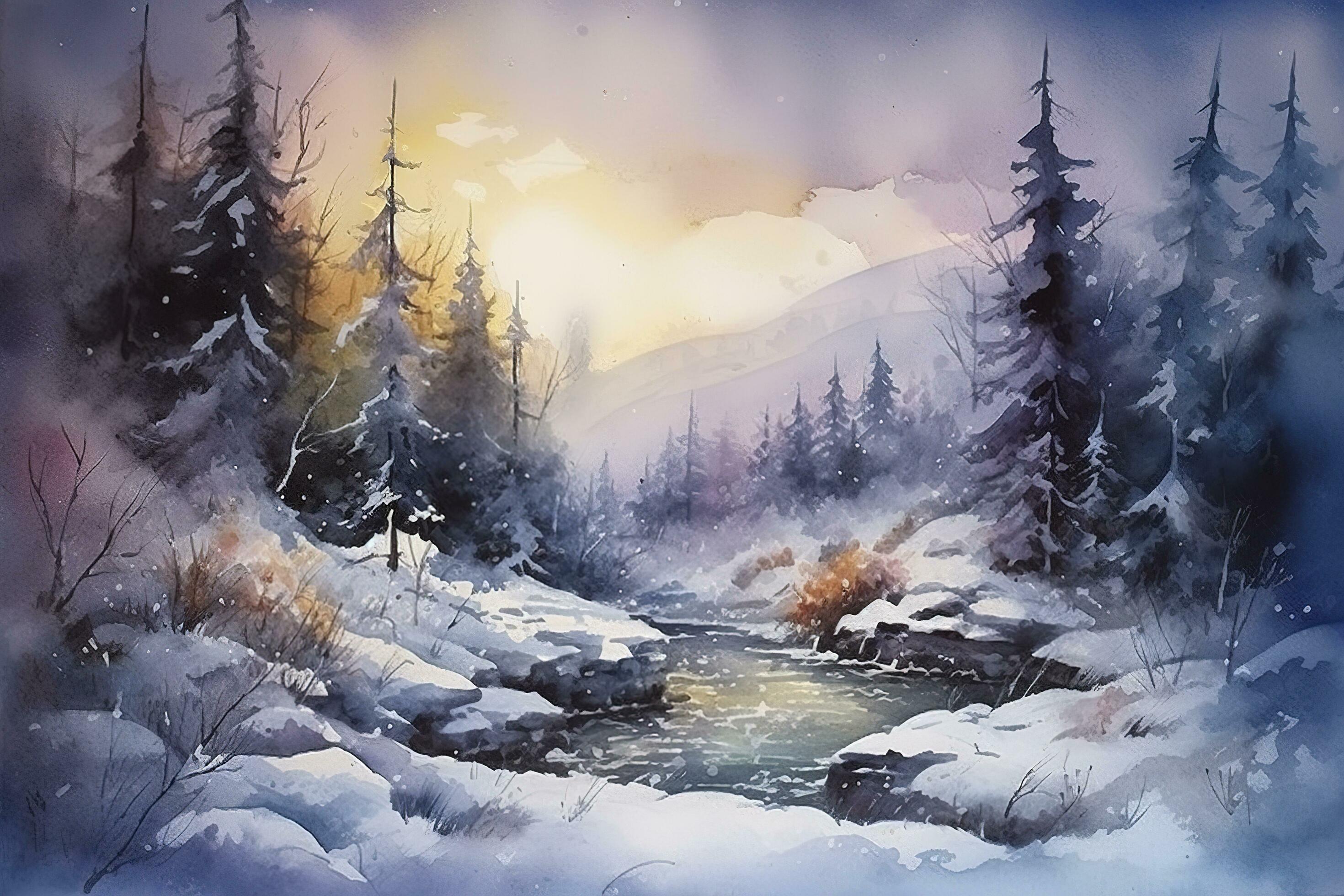Free Winter Mountain Village Image | Download at StockCake