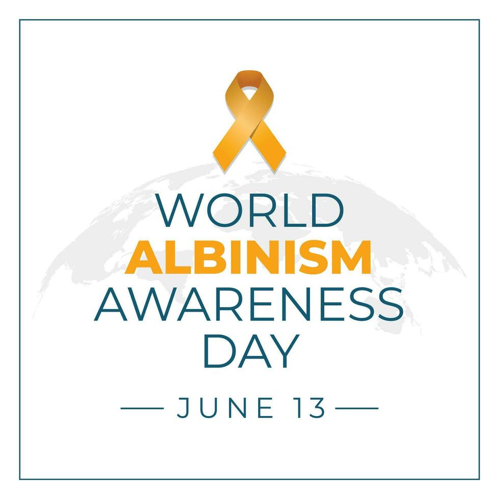international albinism awareness day. albinism awareness design