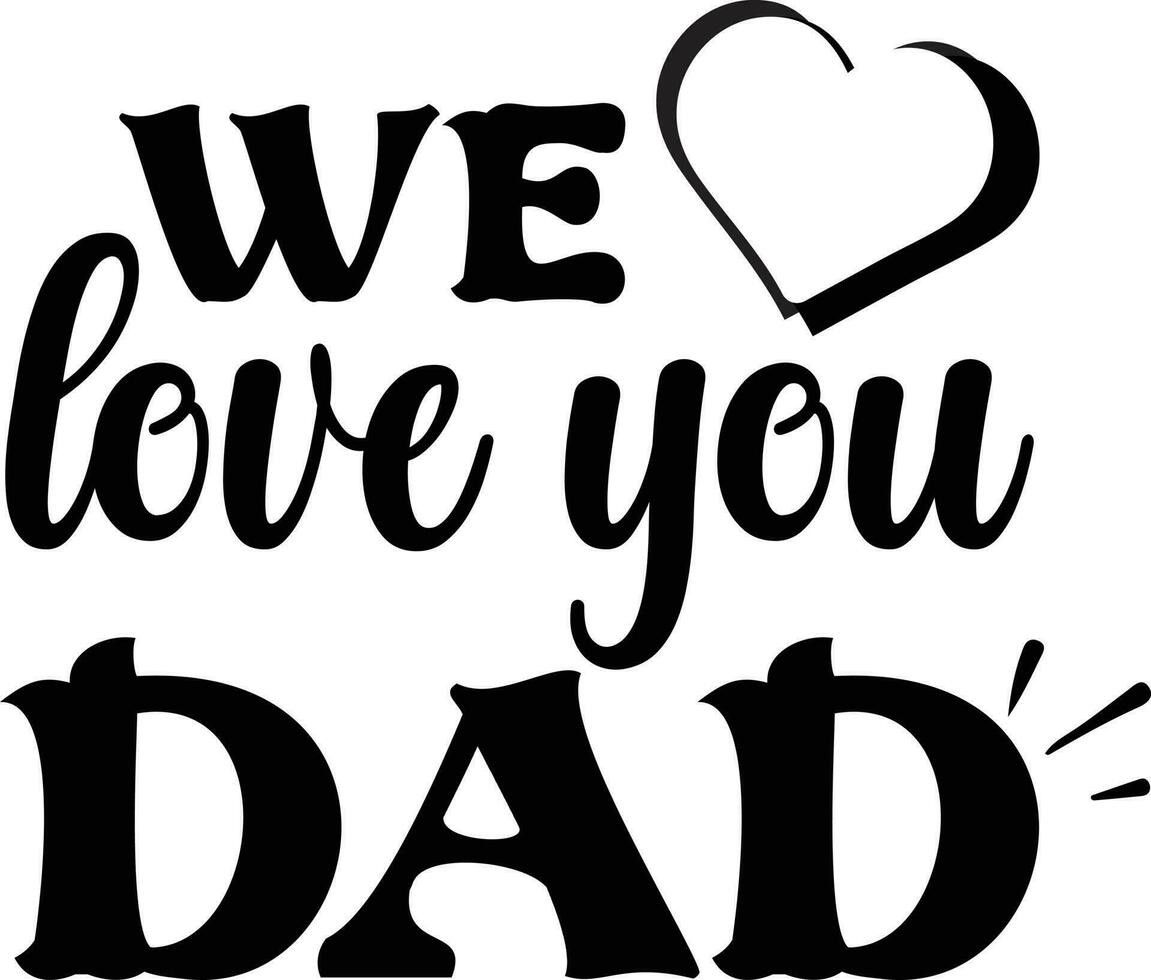 Father's Day Design vector