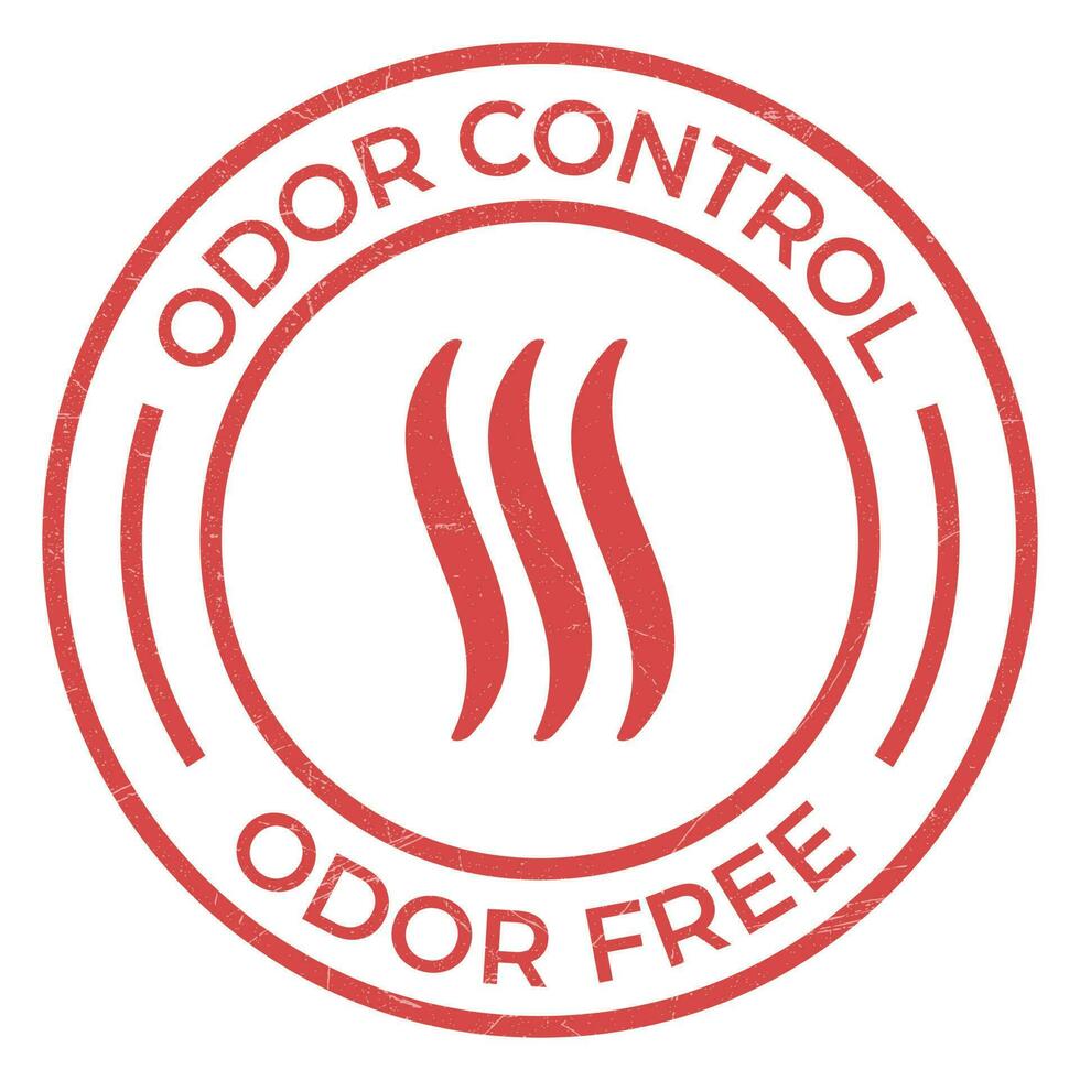 Odor Control Vector Badge, Odor Free Icon, Emblem, Label, Logo, Perfume Label, Stamp, Patch ...