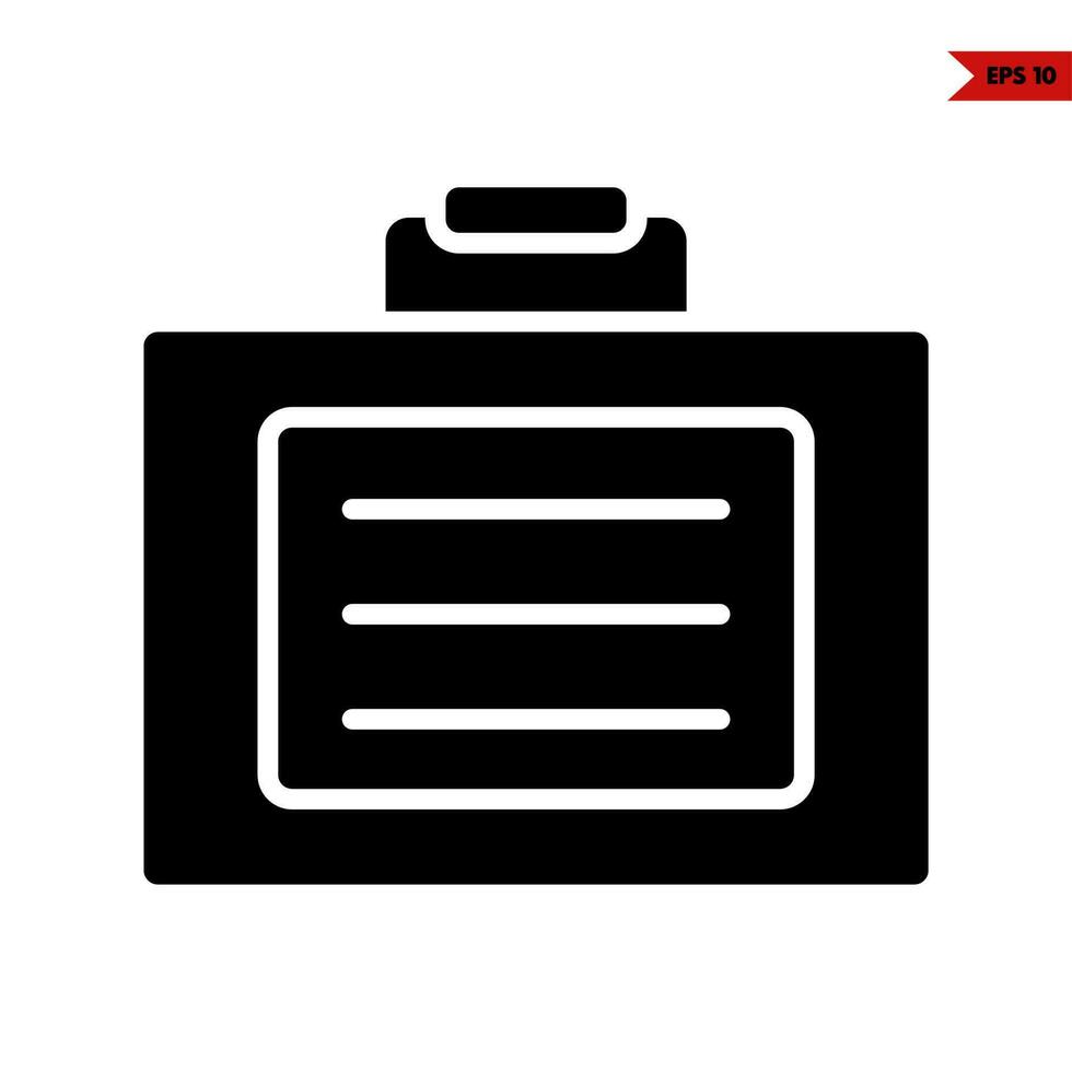 box glyph icon vector