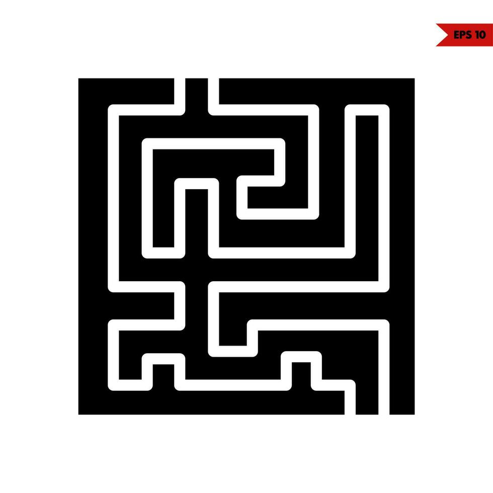 cpu glyph icon vector