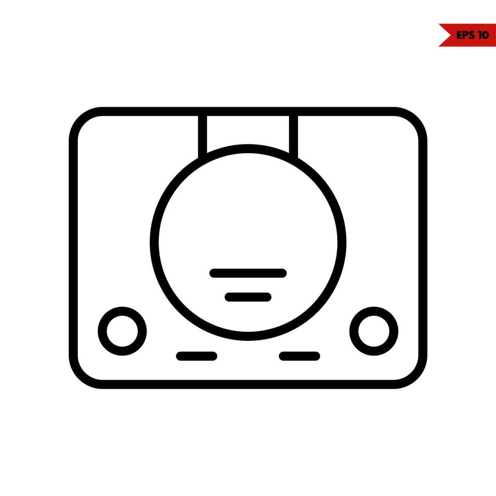 camera line icon vector