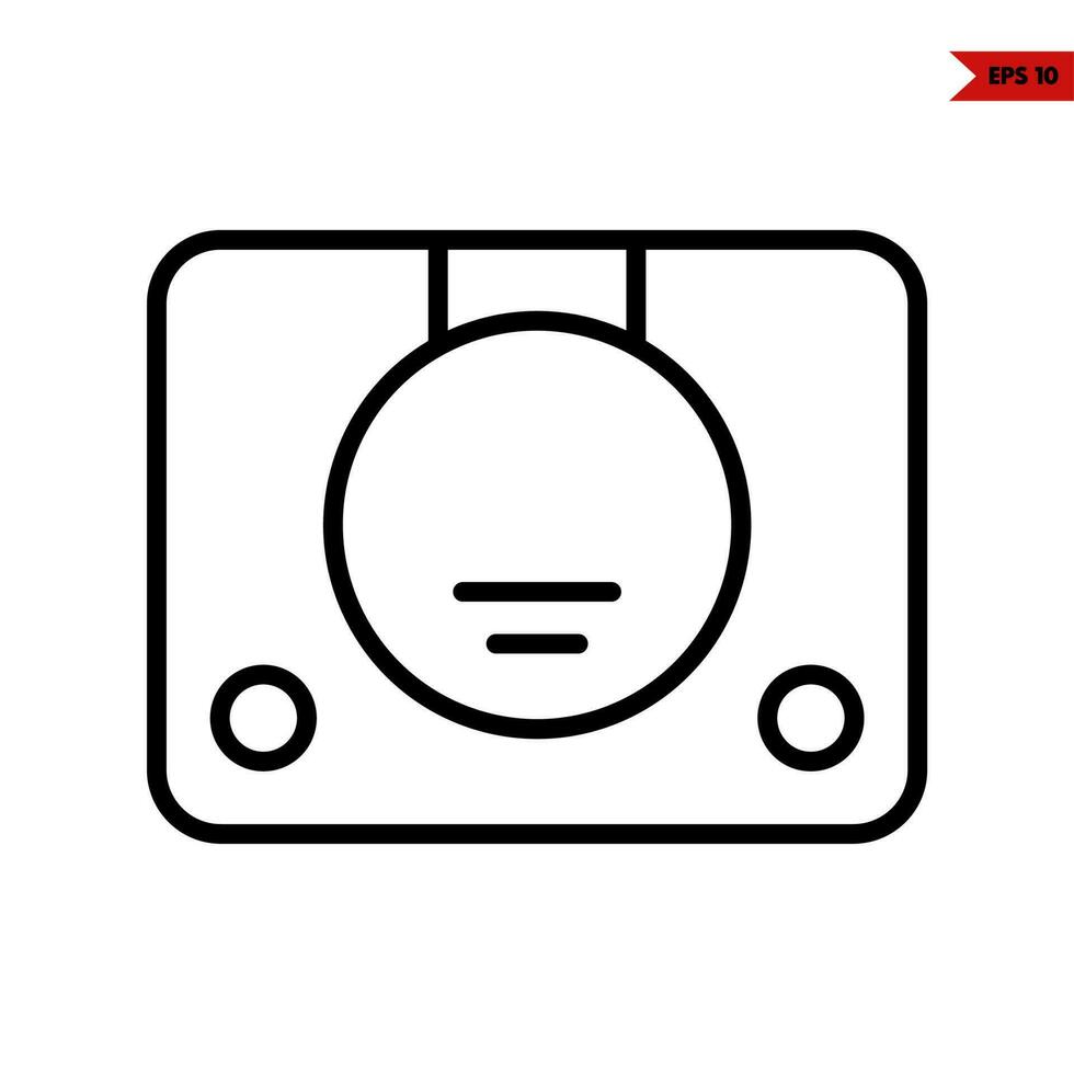 camera line icon vector
