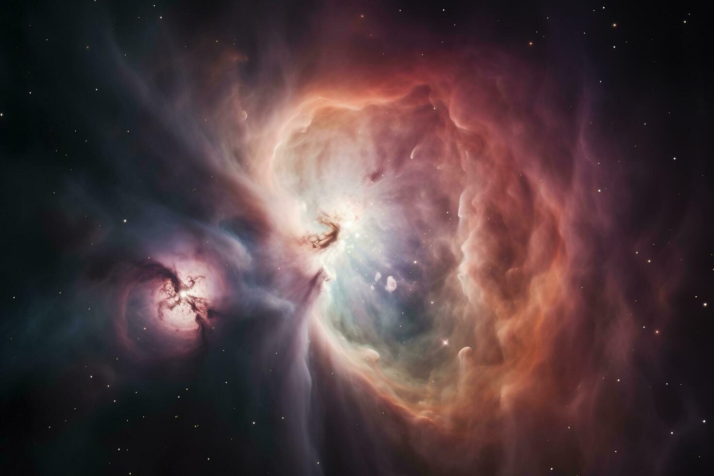 the Orion Nebula deep space objects , generate ai photo