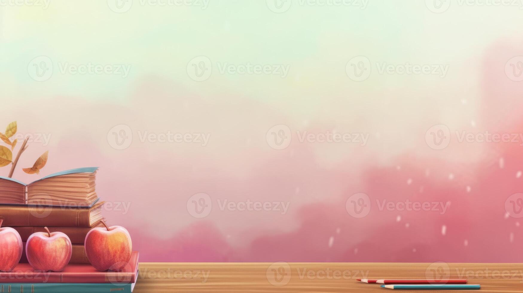 Back to school background. Illustration photo