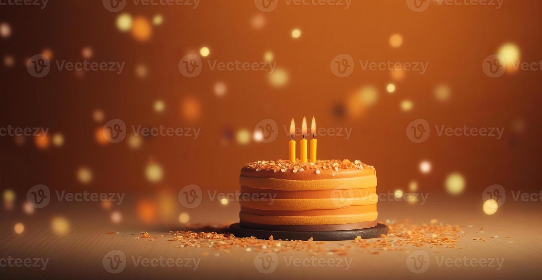 Birthday cake background. Illustration photo