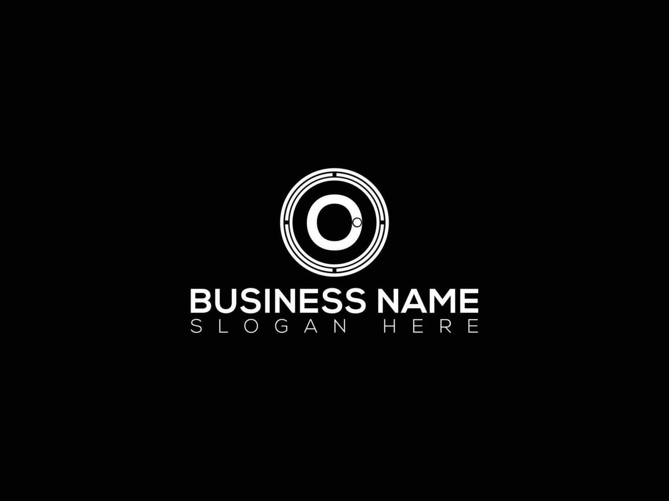 Simple, elegant, and letter O logo. vector