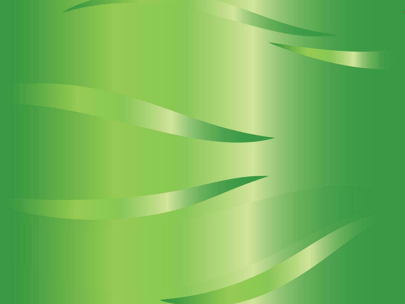 Gradient background with wave green color vector