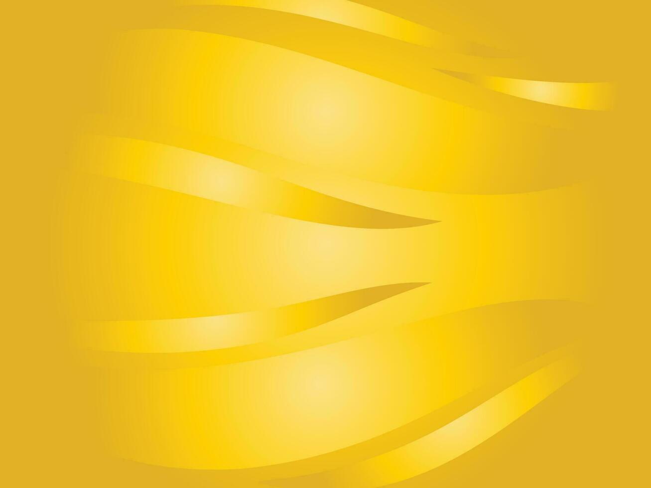 Gradient background with wave gold color vector