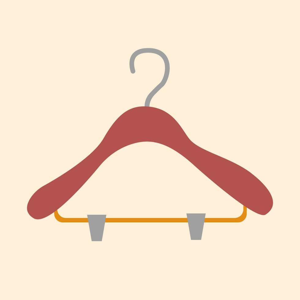 Hand drawn clothes hanger vector illustration. Rerto style. 24451049