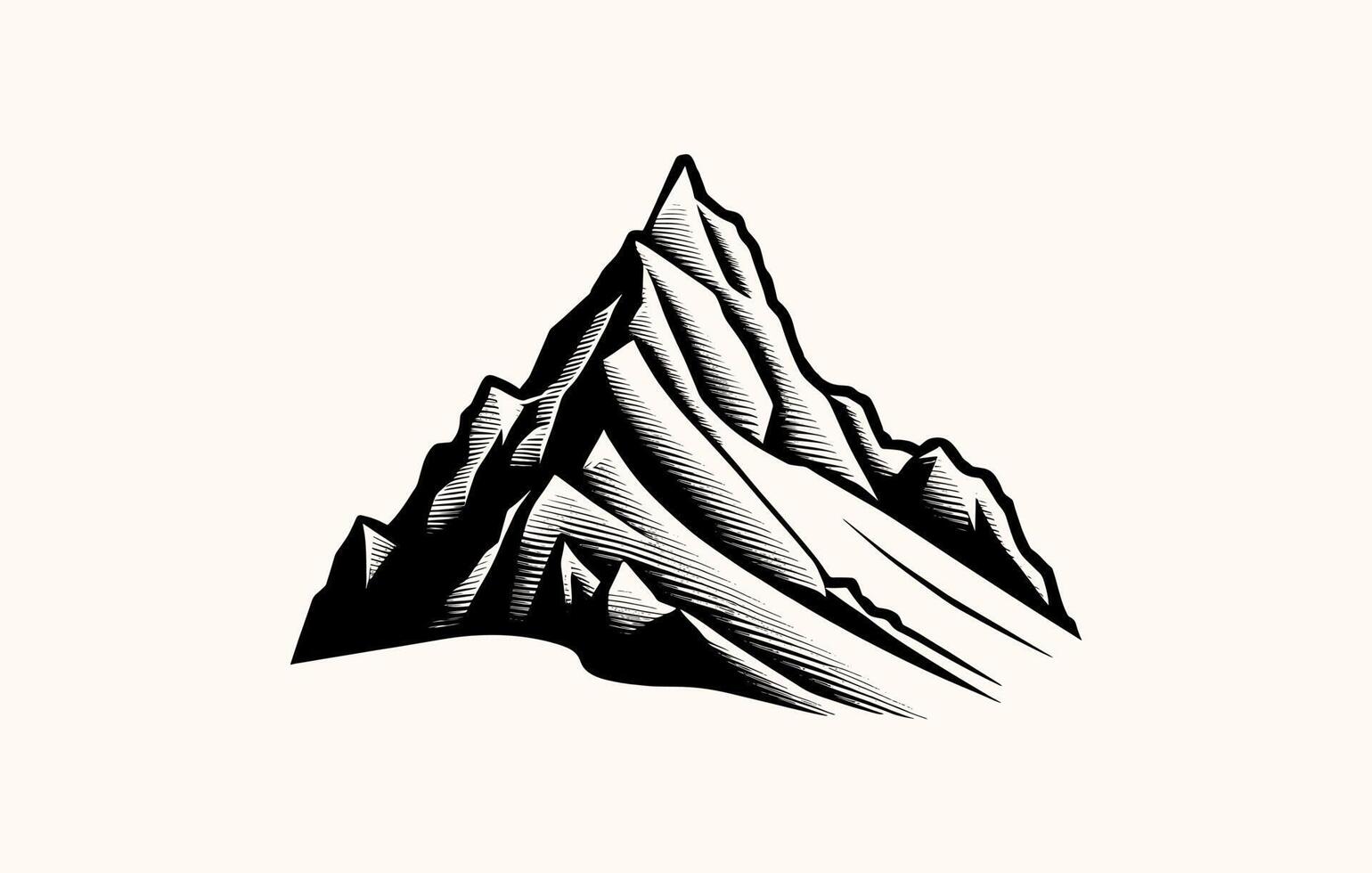 Mountain Silhouette VectormMountain vector,Mountain illustration vector