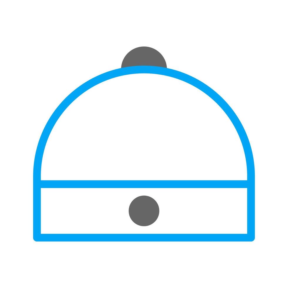 Hat icon duotone blue grey colour style chinese new year symbol perfect. vector