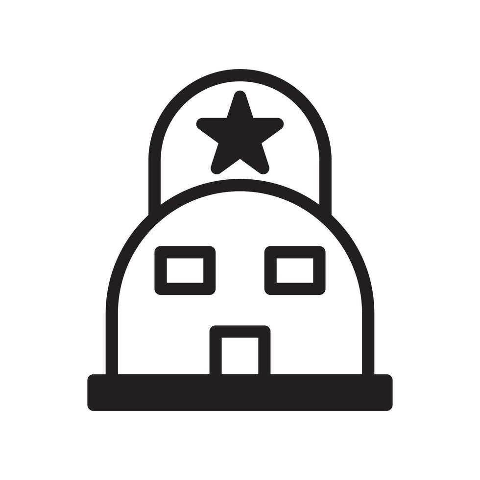 tent icon duotone black colour military symbol perfect. vector