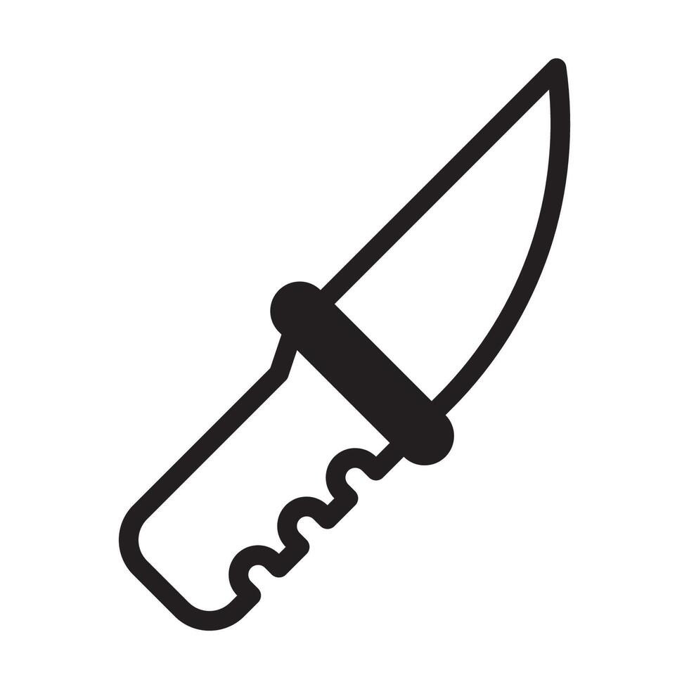 Knife icon duotone black colour military symbol perfect. vector