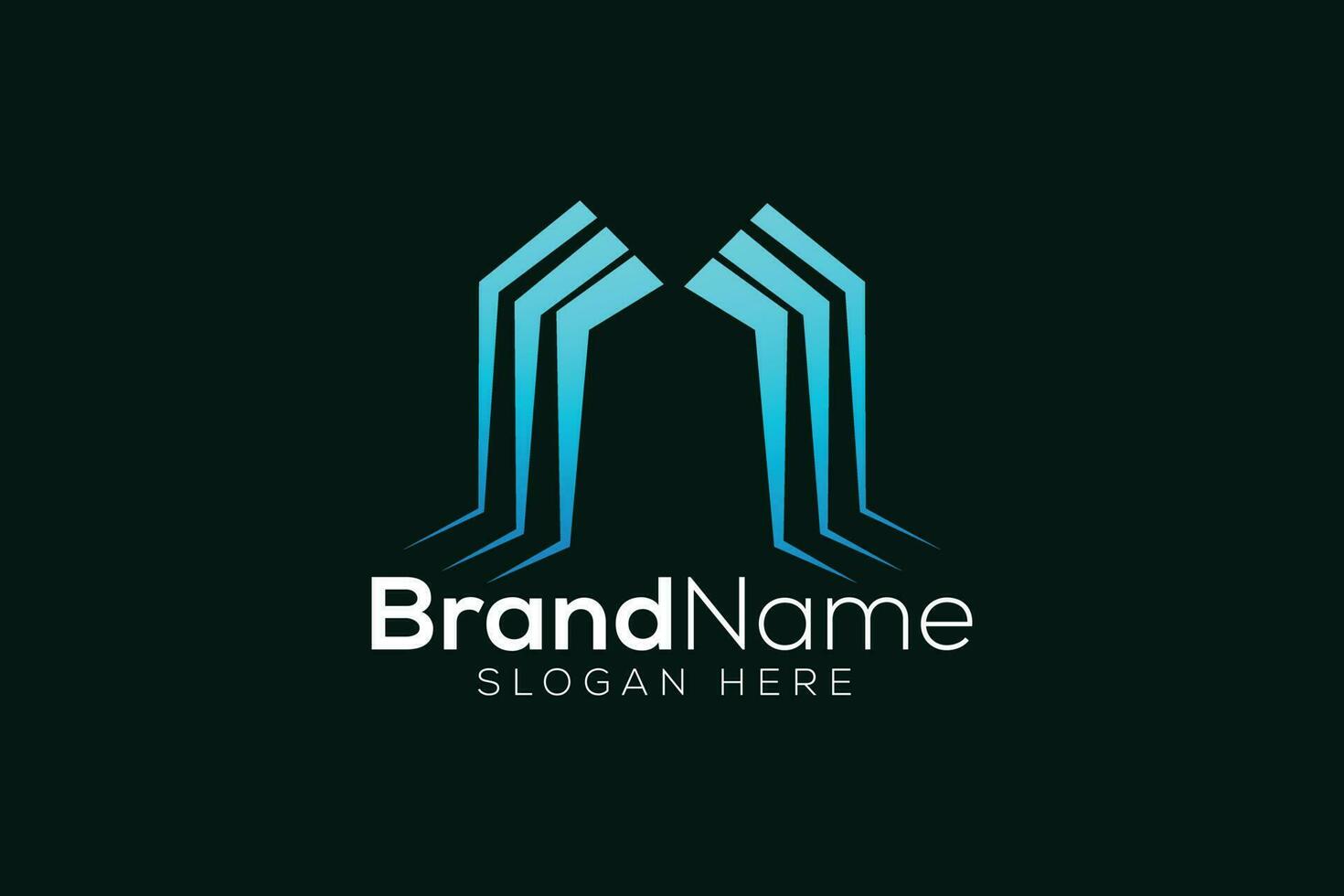Colorful falls and home logo design template vector