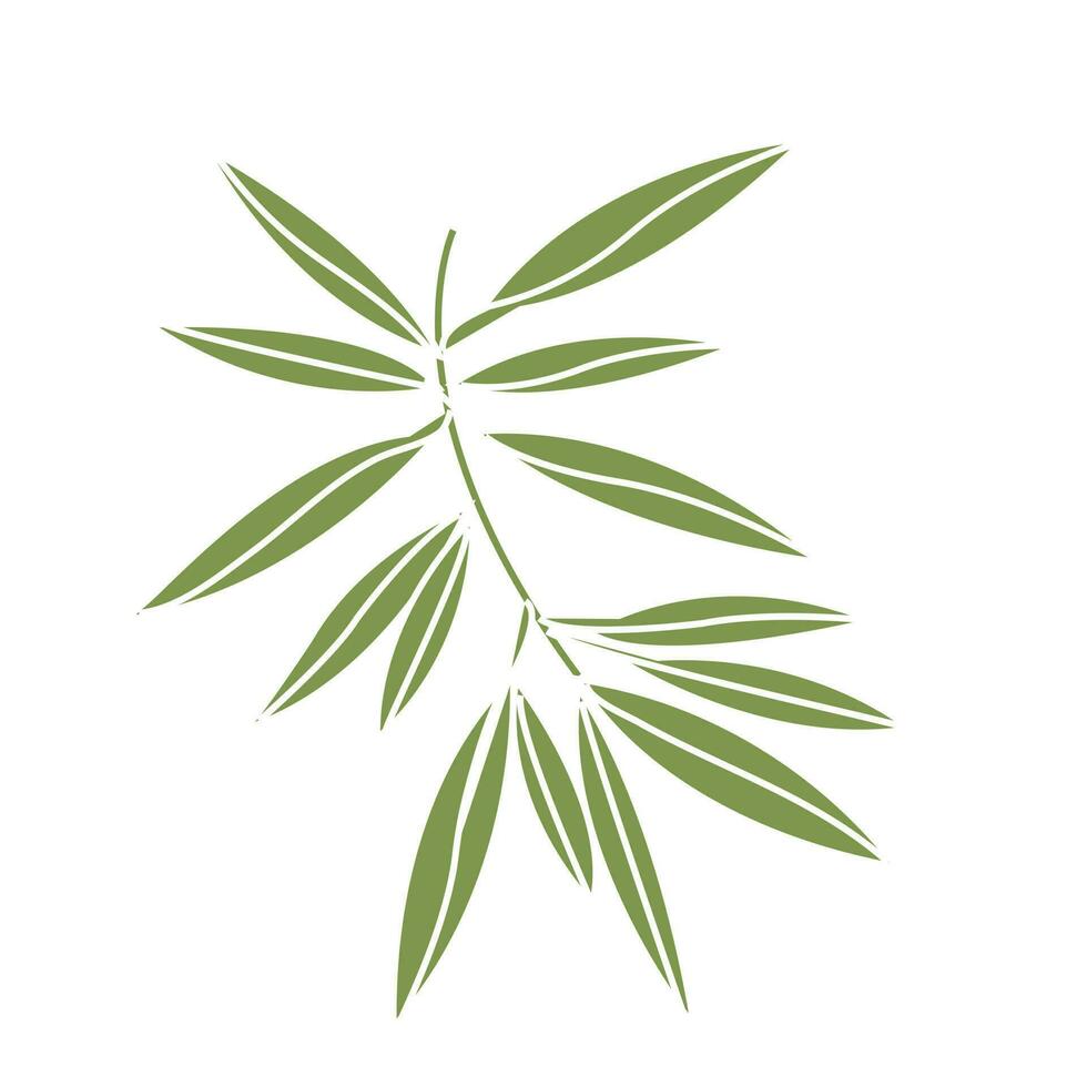 Olive branch. Simple icon  for your design. Vector illustration.
