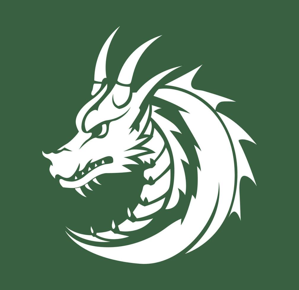 European style dragon vector illustration