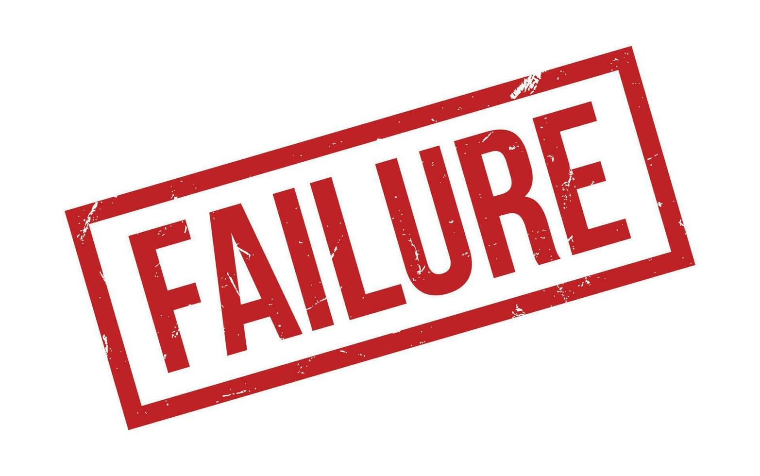 Red Failure Rubber Stamp Seal Vector