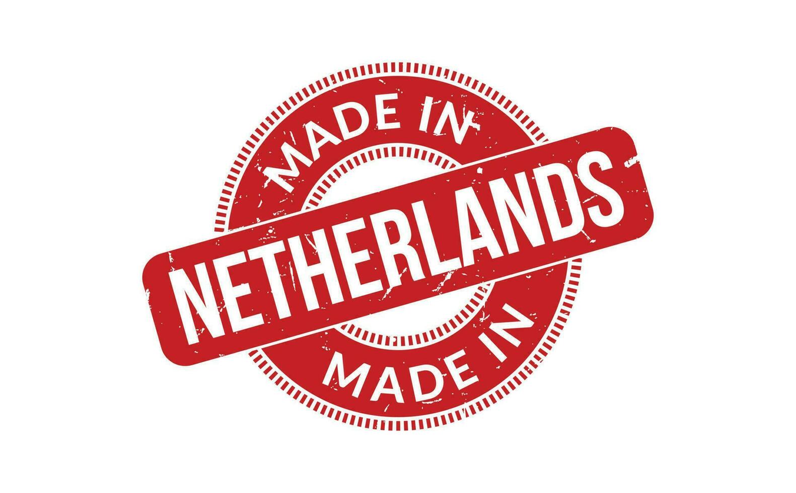 Made In Netherlands Rubber Stamp vector