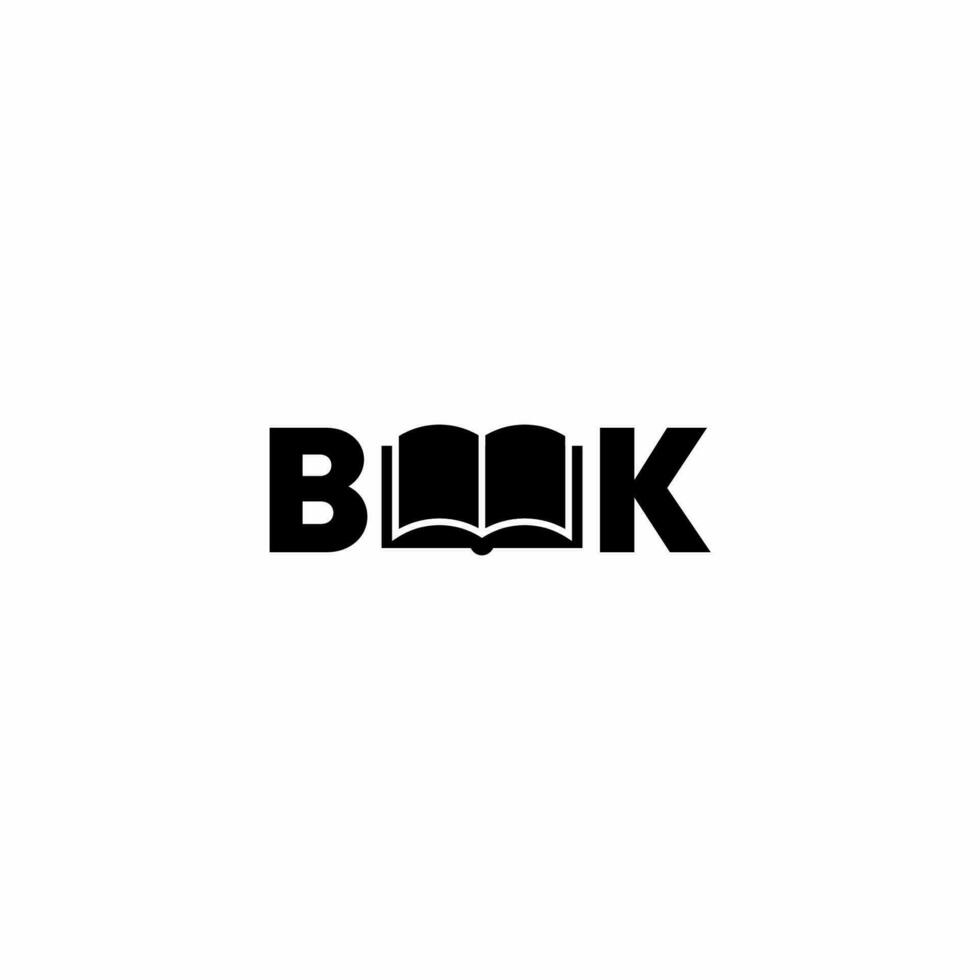 book logo design, logo type and vector logo
