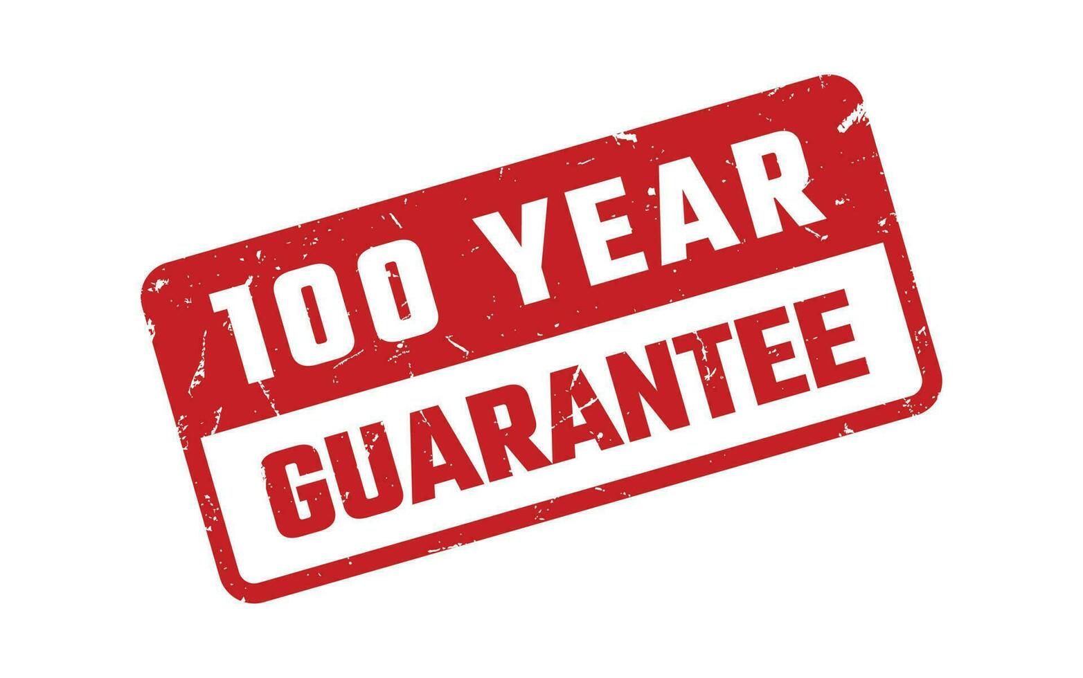 100 Year Guarantee Rubber Stamp vector