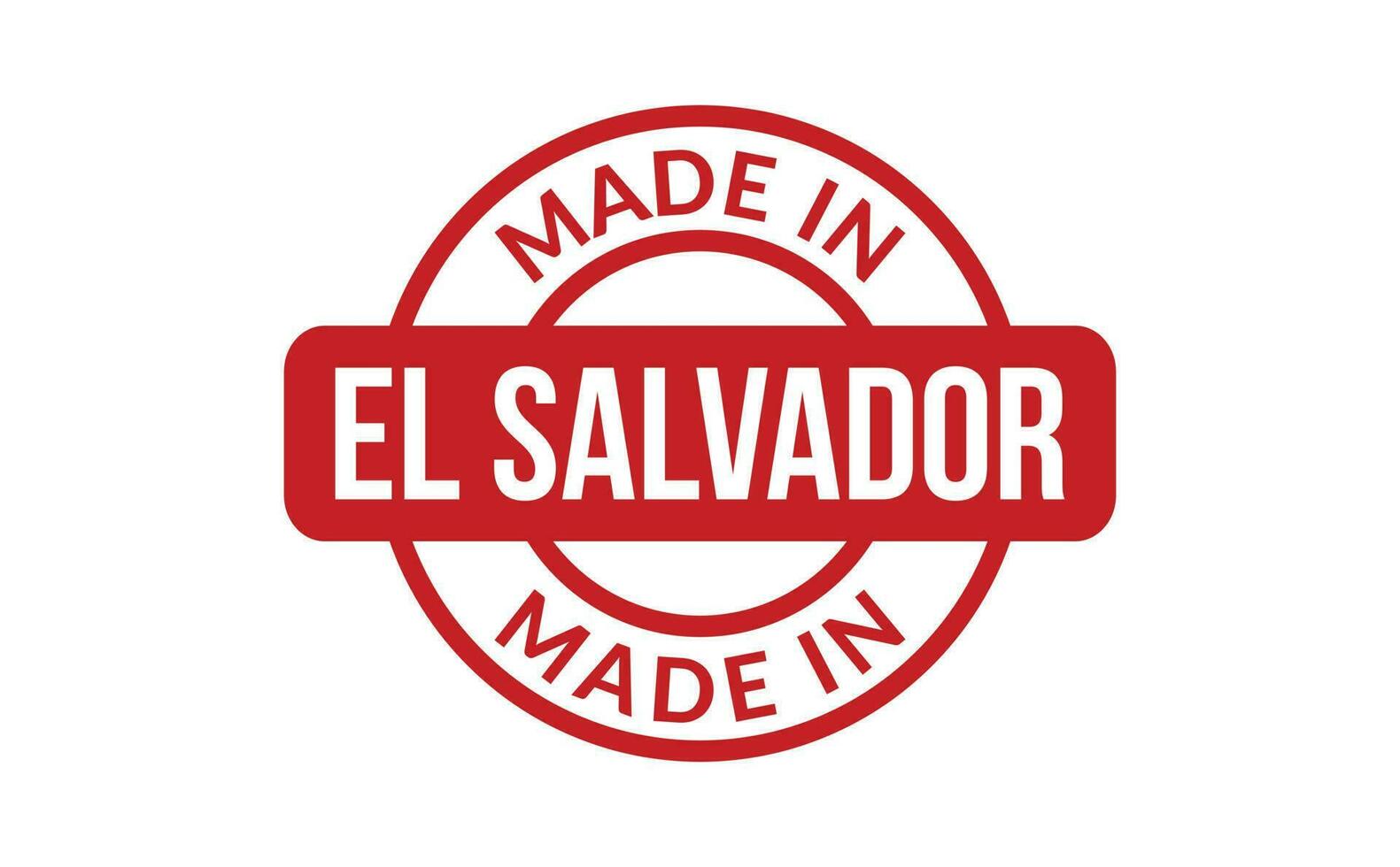 Made In El Salvador Rubber Stamp vector