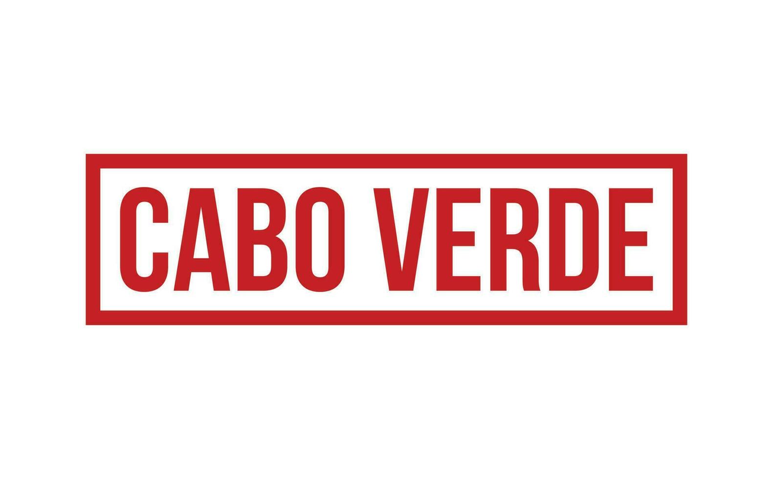 Cabo Verde Rubber Stamp Seal Vector