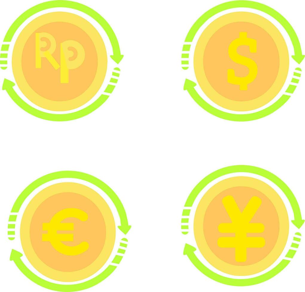 currency cashback, rupiah dollar euro yuan yen. Suitable for promotion in online stores vector
