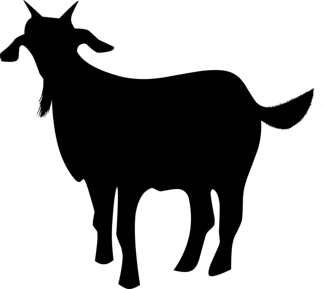 Idul adha eid adha goat sillhouette transparent. Fit for islamic event idul adha. vector